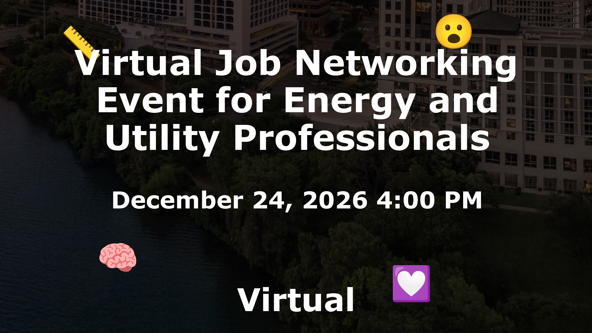 Virtual Job Networking Event for Energy and Utility Professionals event image